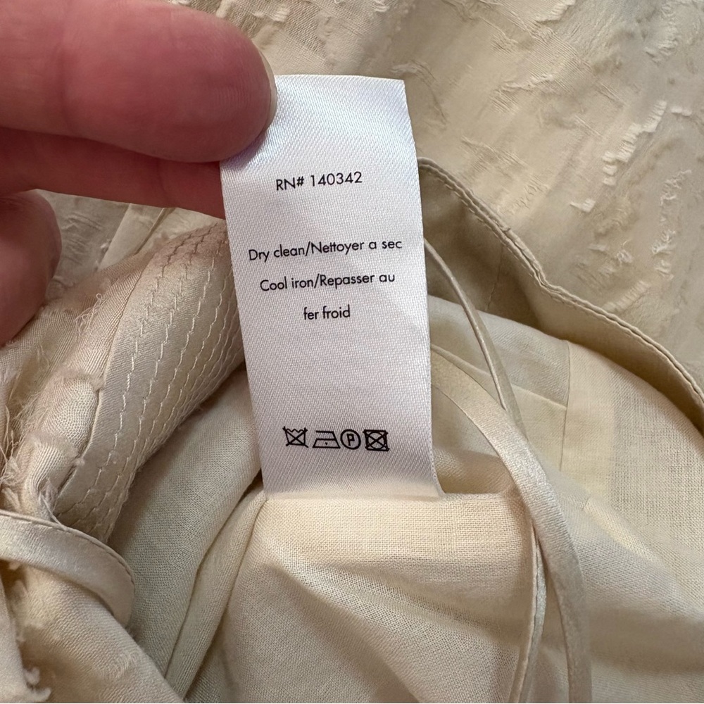 Elizabeth and James Cream Mini Dress - Picture 13 of 13